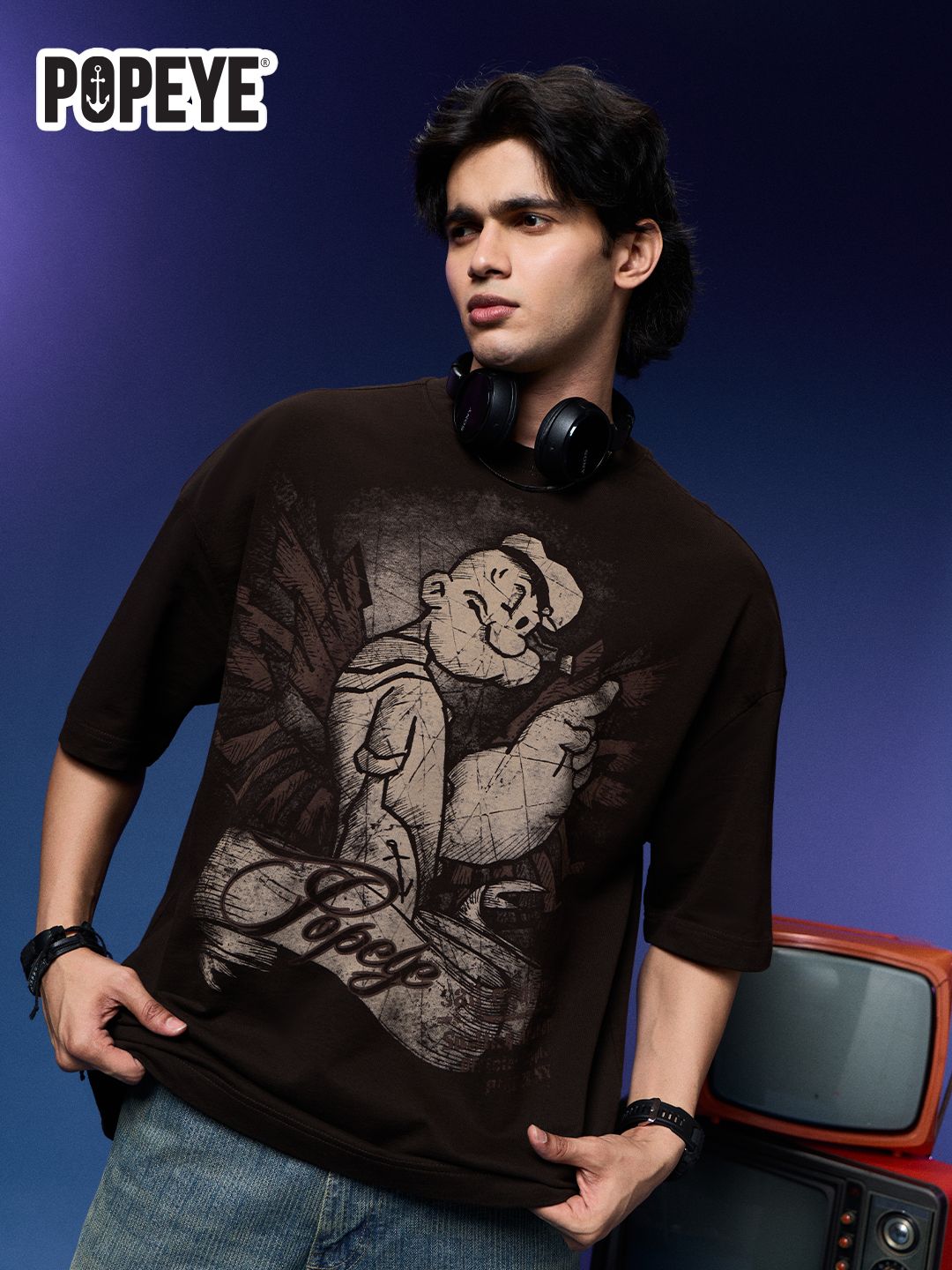 Popeye: Wings Super Oversized T-Shirts