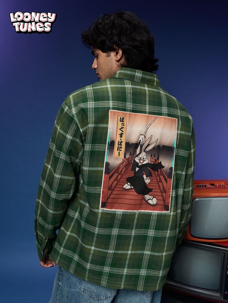 Bugs Bunny: Samurai Men Relaxed Shirts