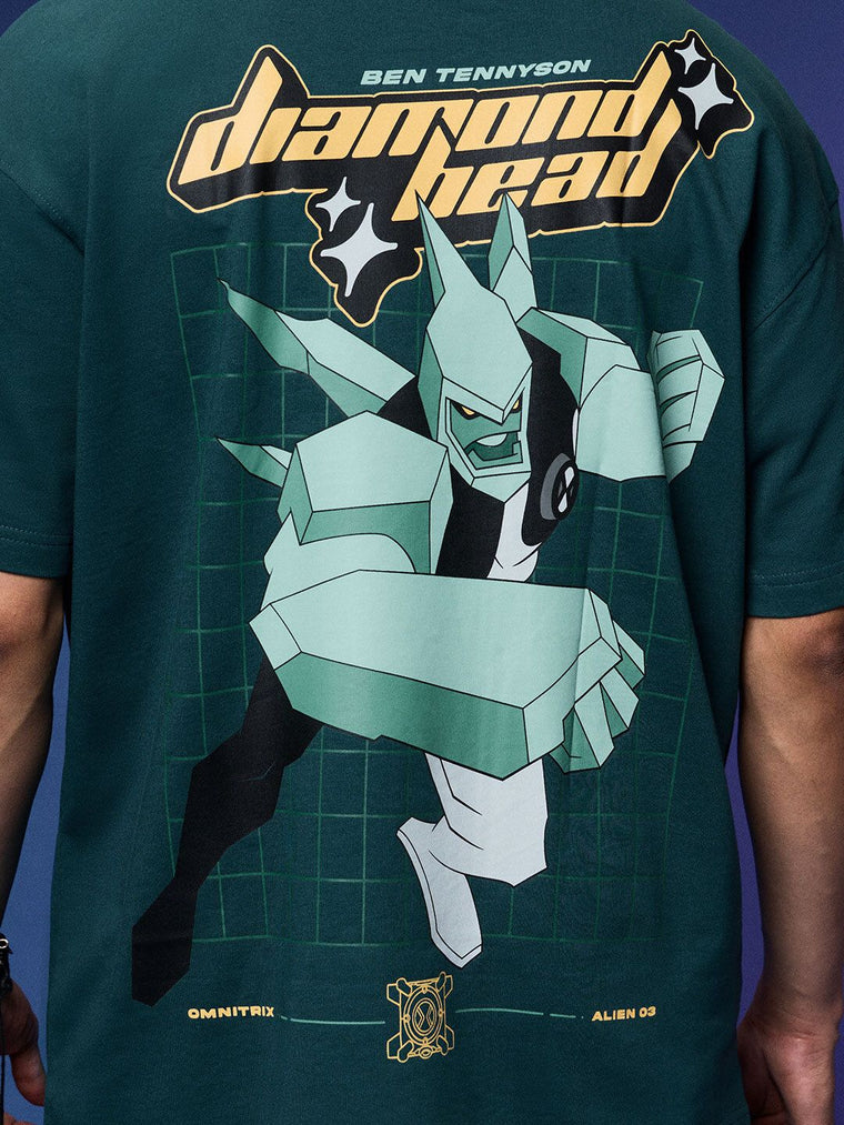 Ben 10: Diamondhead Oversized T-Shirts