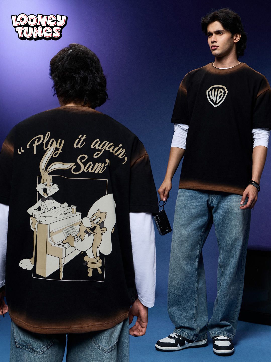 Looney Tunes: Play It Again Oversized T-Shirts