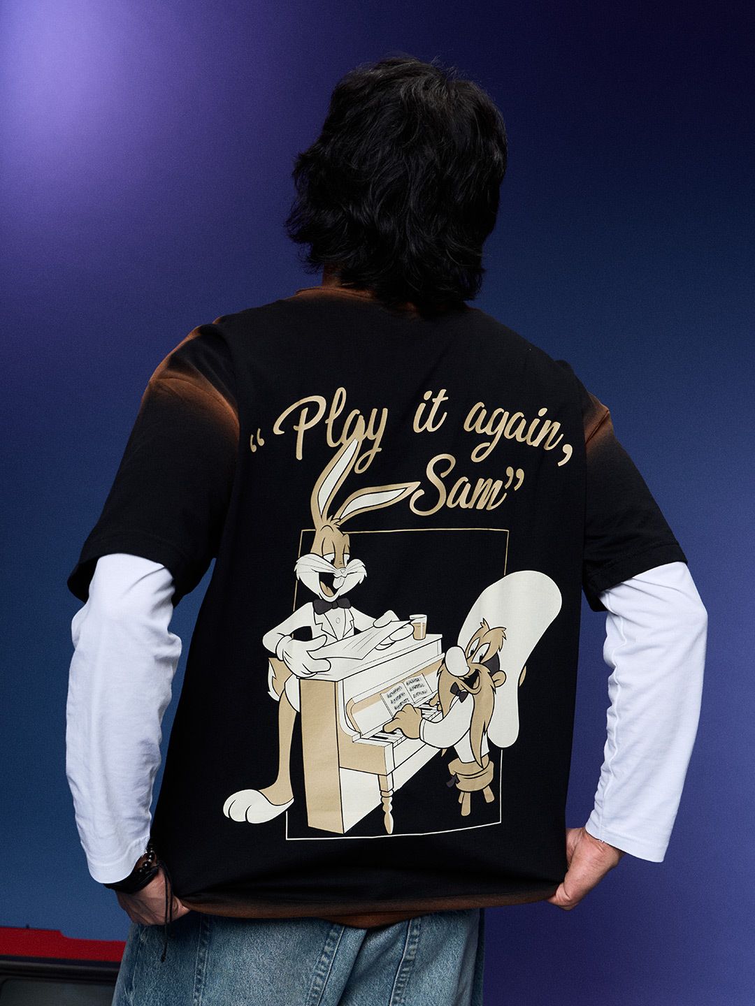 Looney Tunes: Play It Again Oversized T-Shirts