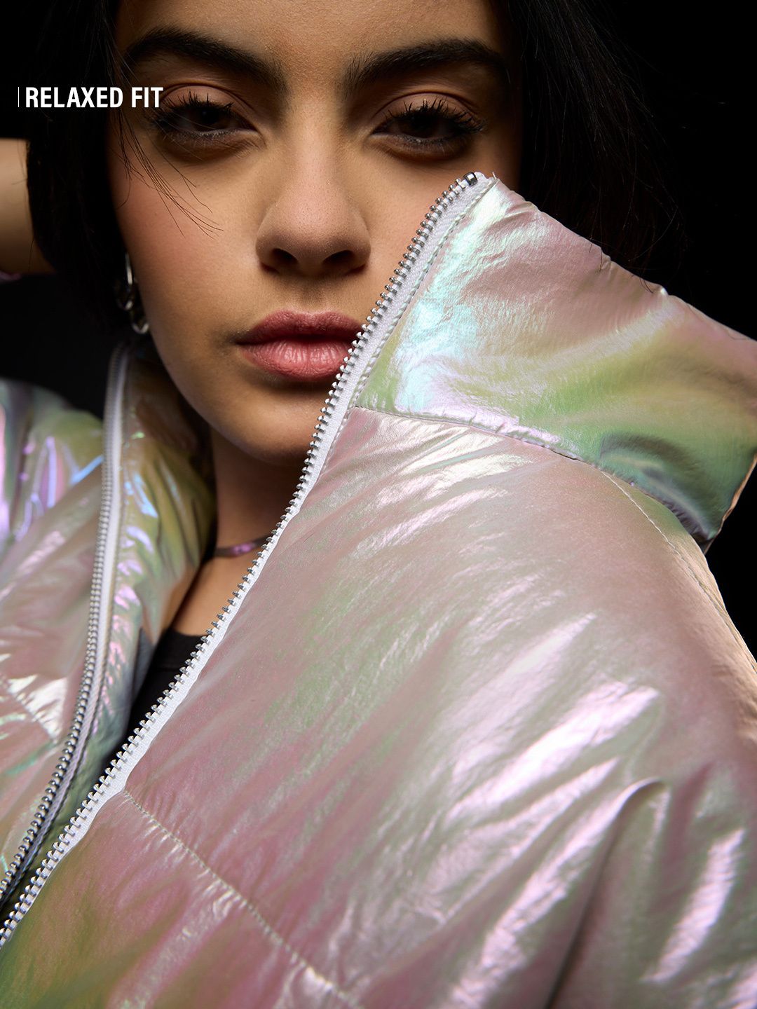 TSS Originals: Shiny Metal Women Puffer Jackets