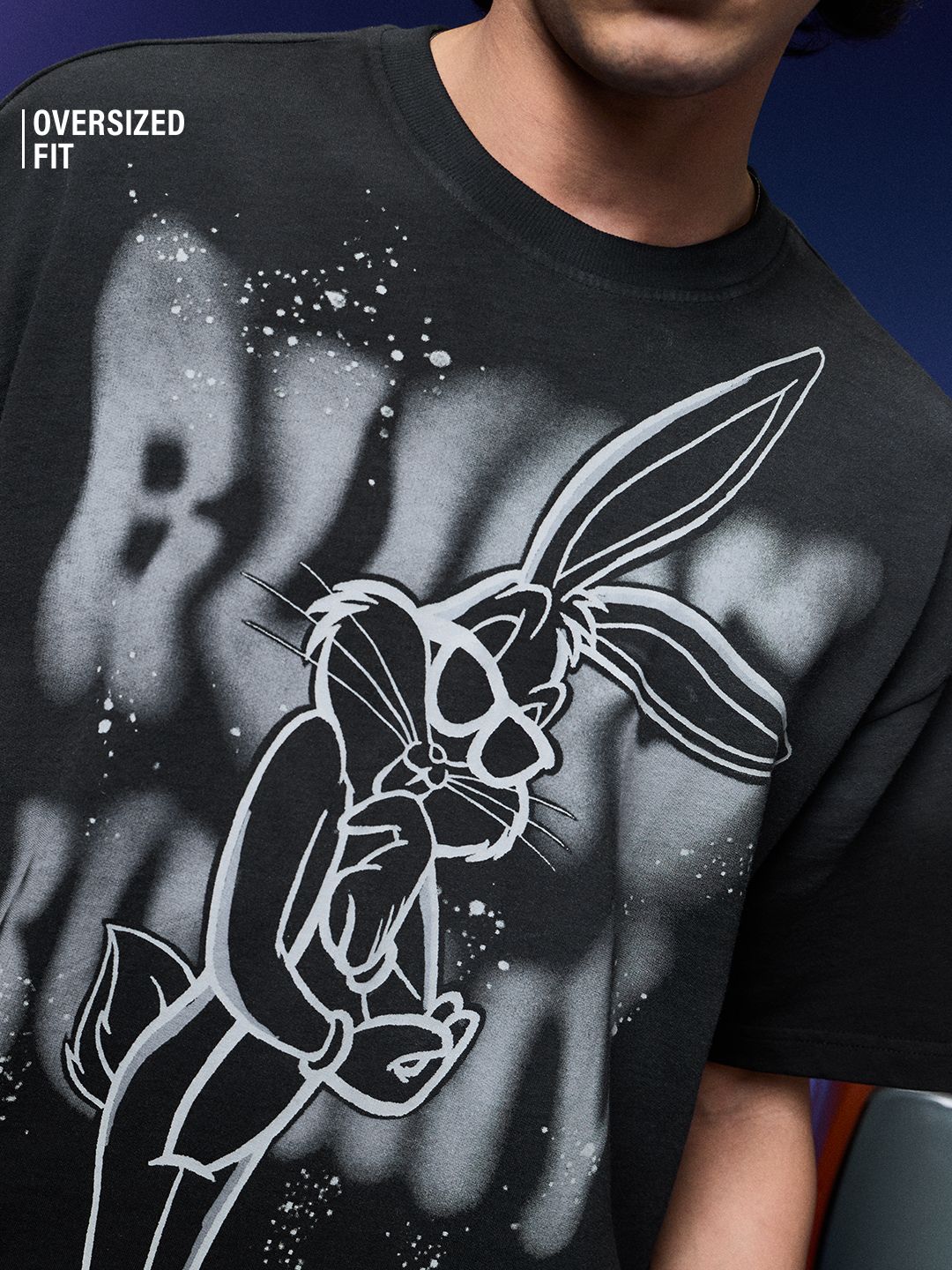 Looney Tunes: Vintage Bunny Oversized T-Shirts