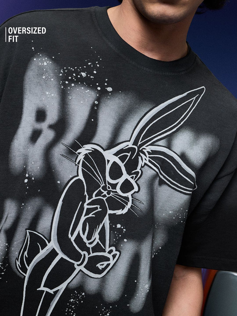 Looney Tunes: Vintage Bunny Oversized T-Shirts