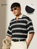Textured Ottoman: Midnight Textured Polos