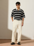 Textured Ottoman: Midnight Textured Polos