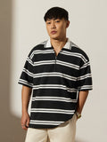 Textured Ottoman: Midnight Textured Polos