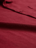Cotton Linen: Red Cotton Linen Shirts
