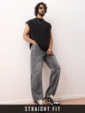 Straight-Fit Denim: Midnight Men Straight Fit Jeans
