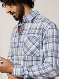 Seersucker Shirt: Serene Men Textured Shirts