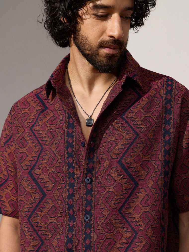 Jacquard Shirt: Heritage Oversized Shirts