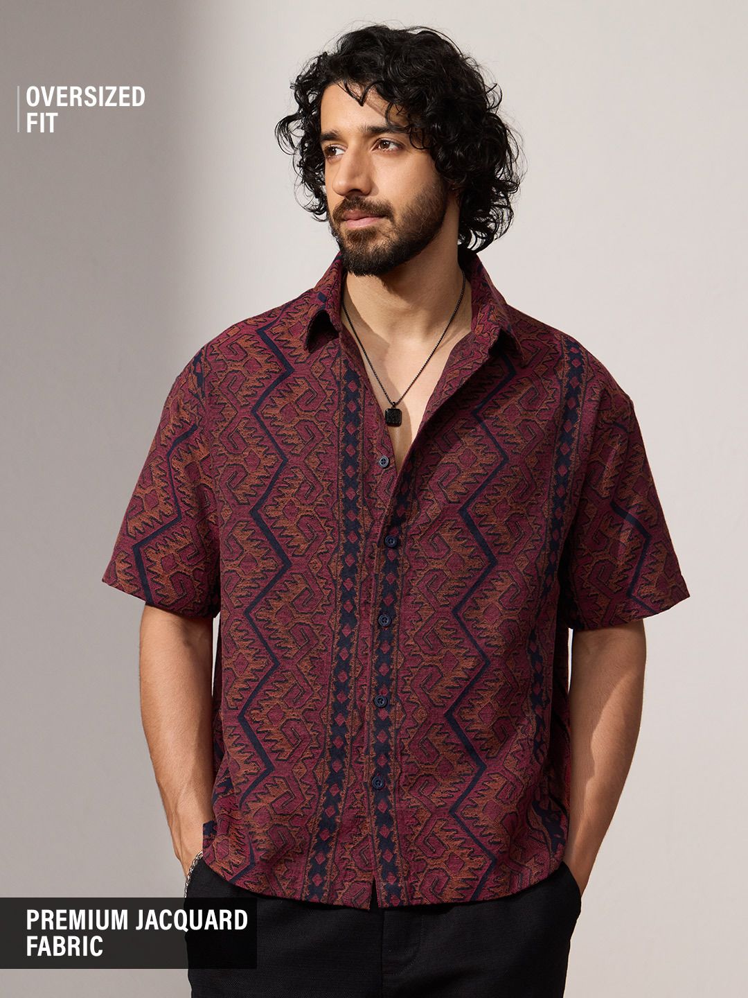 Jacquard Shirt: Heritage Oversized Shirts