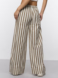 Cotton Linen Pant: Savannah Women Straight Pants