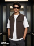 Air Light Vest: Mahogany Easy Fit Vests