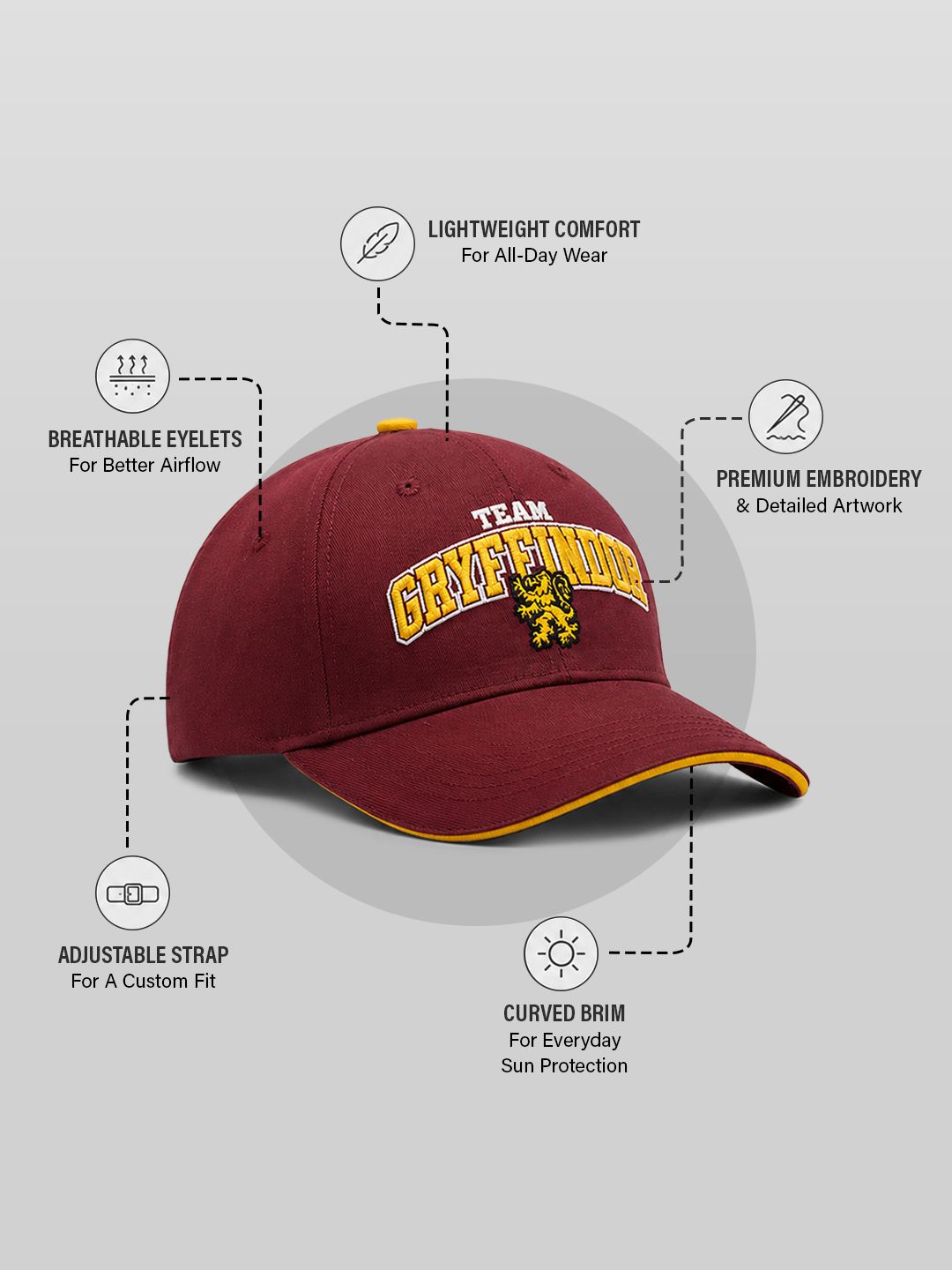 Harry Potter: Gryffindor House Caps