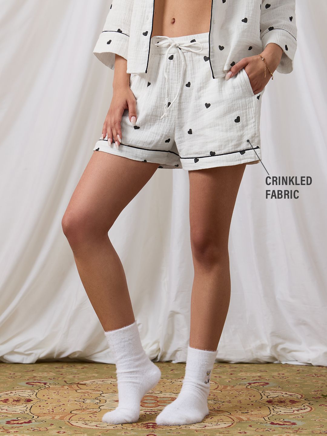 TSS Originals: Hearts Women Lounge Shorts