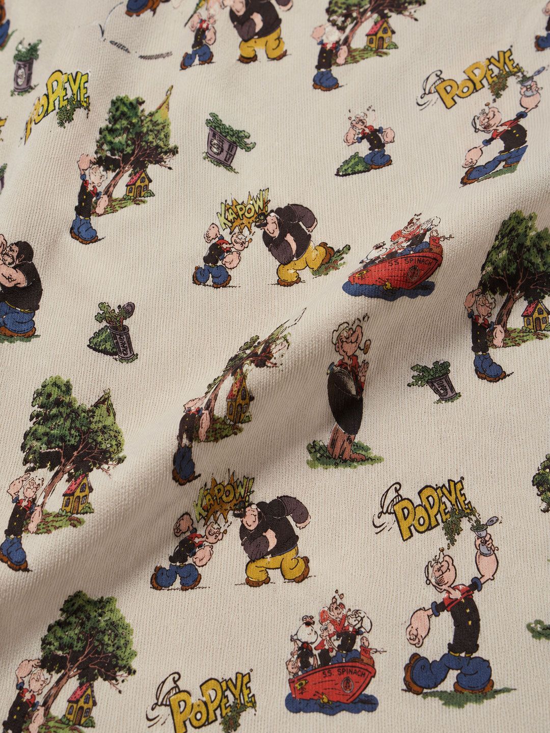 Cotton Linen: Popeye Family Cotton Linen Shirts