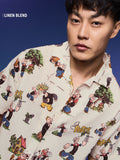 Cotton Linen: Popeye Family Cotton Linen Shirts