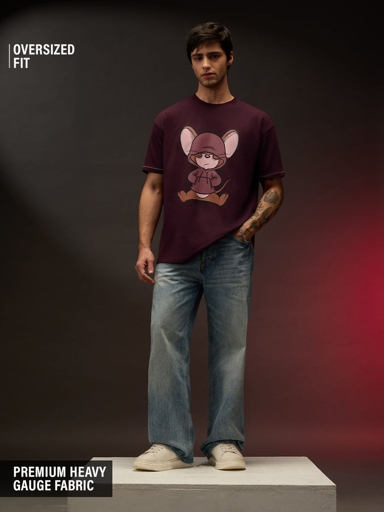 Tom & Jerry: Chill Jerry Oversized T-Shirts