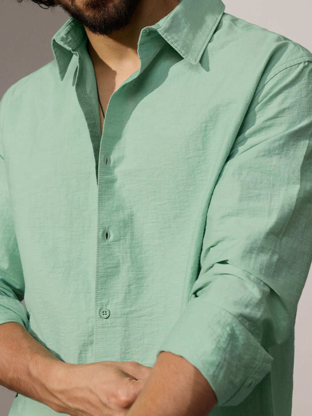 Textured Shirt: Alpine Men Relaxed Shirts