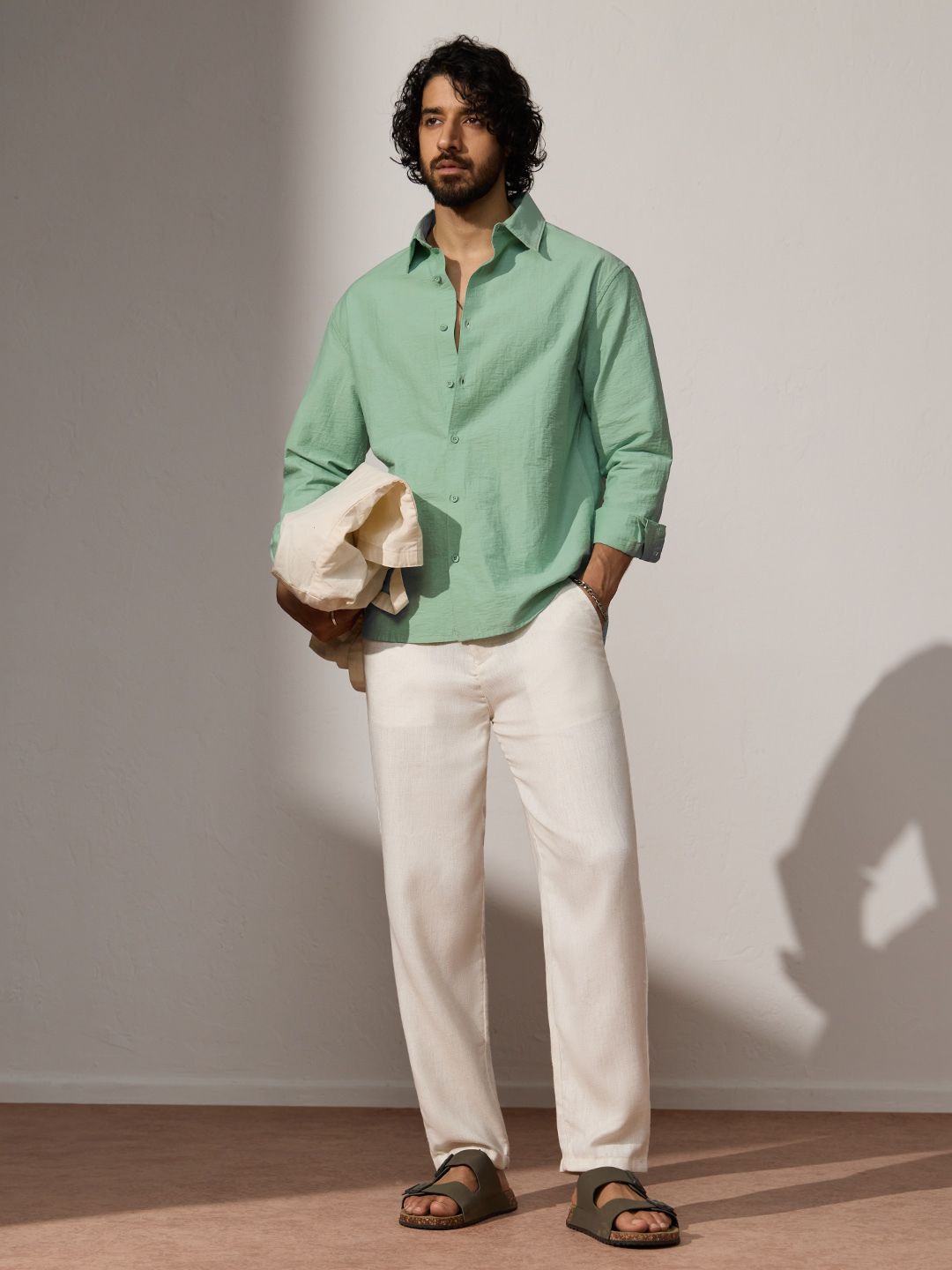 Textured Shirt: Alpine Men Relaxed Shirts