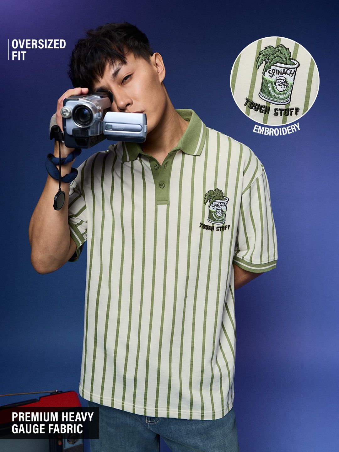 Popeye: Tough Stuff Oversized Polos