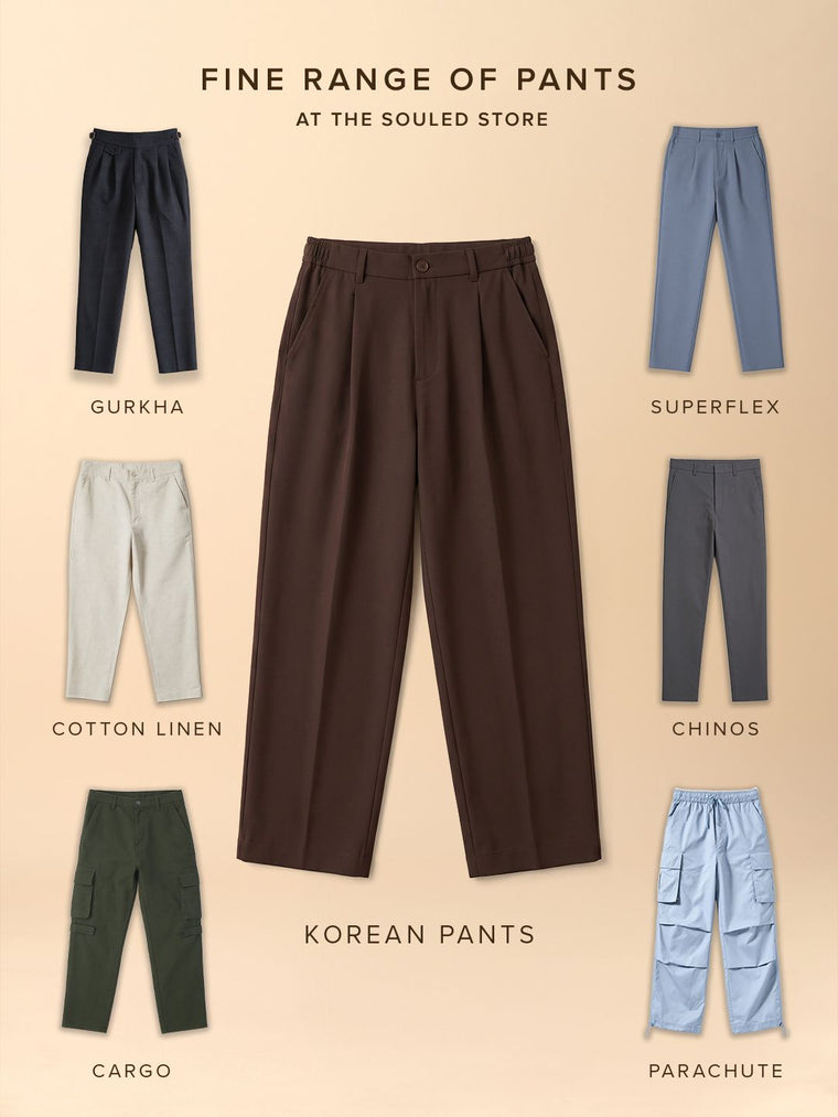 Korean Pants: Fudge Men Korean Pants