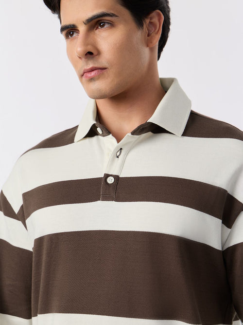 Rugby Polo: Mocha Men Rugby Polos