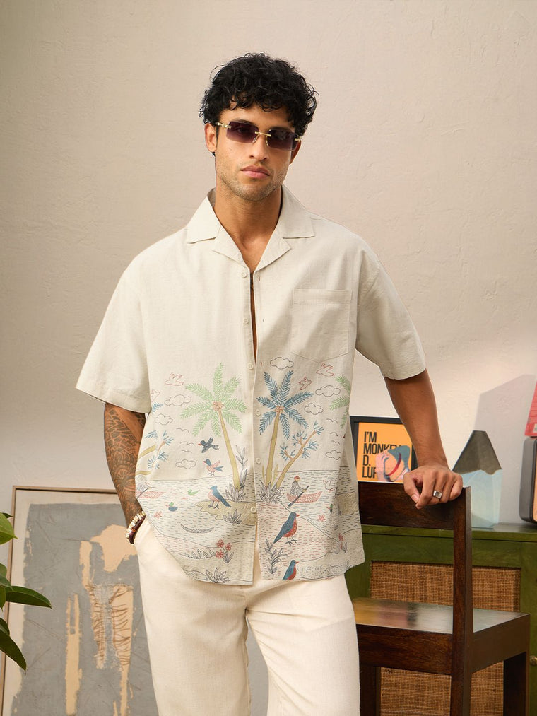 Cotton Linen: Coastal Vibe Cotton Linen Shirts