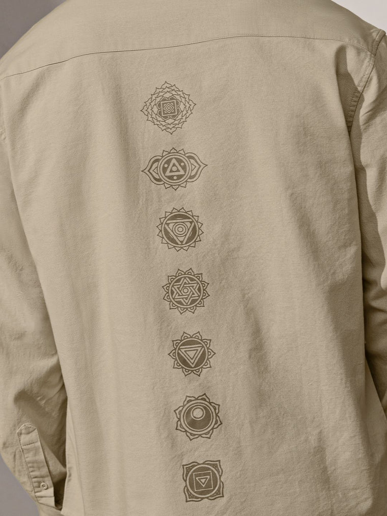 Cotton Linen: Chakras Cotton Linen Shirts