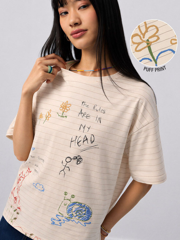 TSS Originals: In My Head Women Oversized T-Shirts