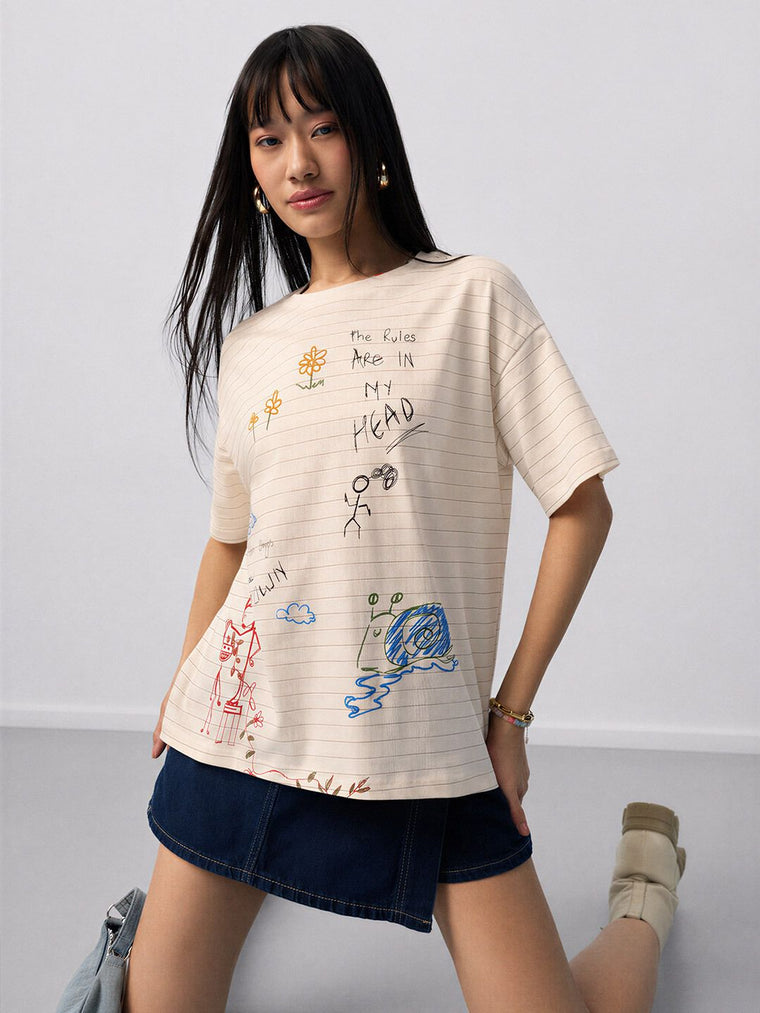 TSS Originals: In My Head Women Oversized T-Shirts