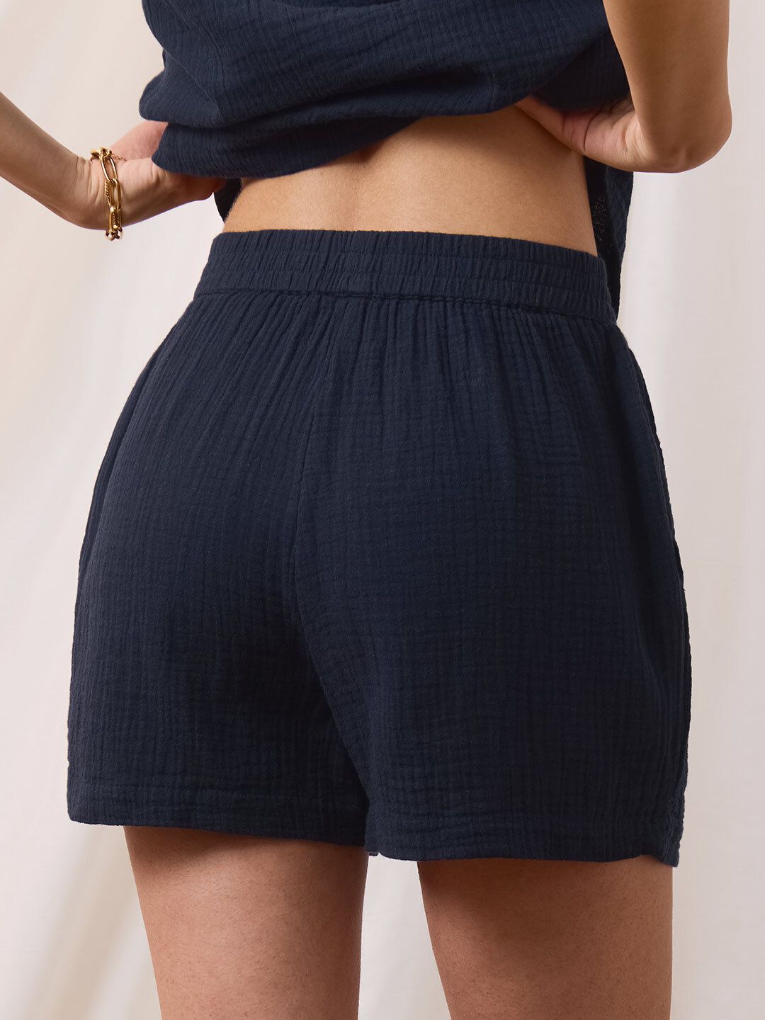 Solids: Blue Petal Women Lounge Shorts