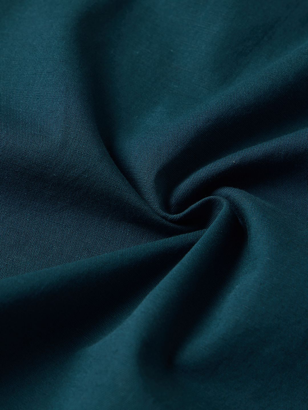 Cotton Linen: Teal Cotton Linen Shirts