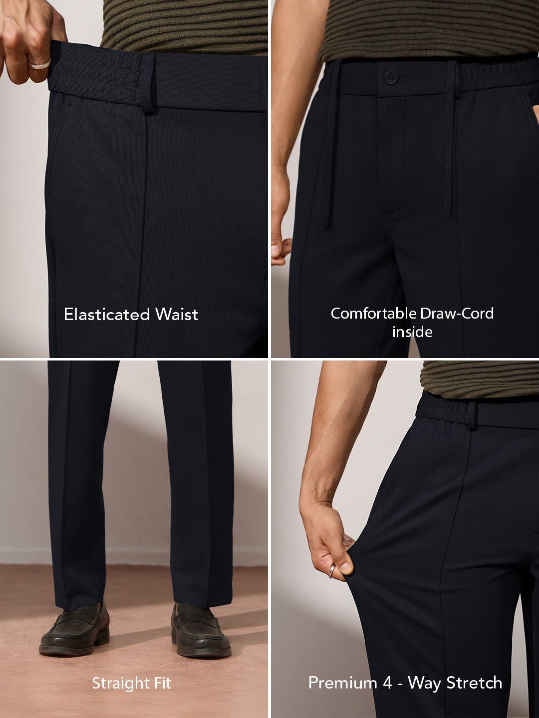 All-Day Pants: Dark Indigo Men Pants