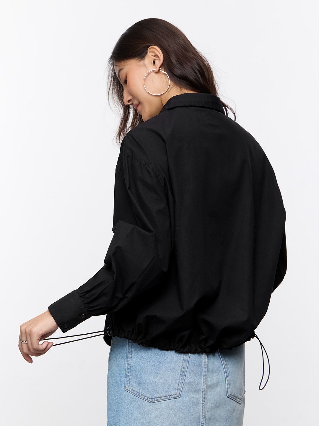 Pets Stories: Cat & Yarn Women Oversized Shirts