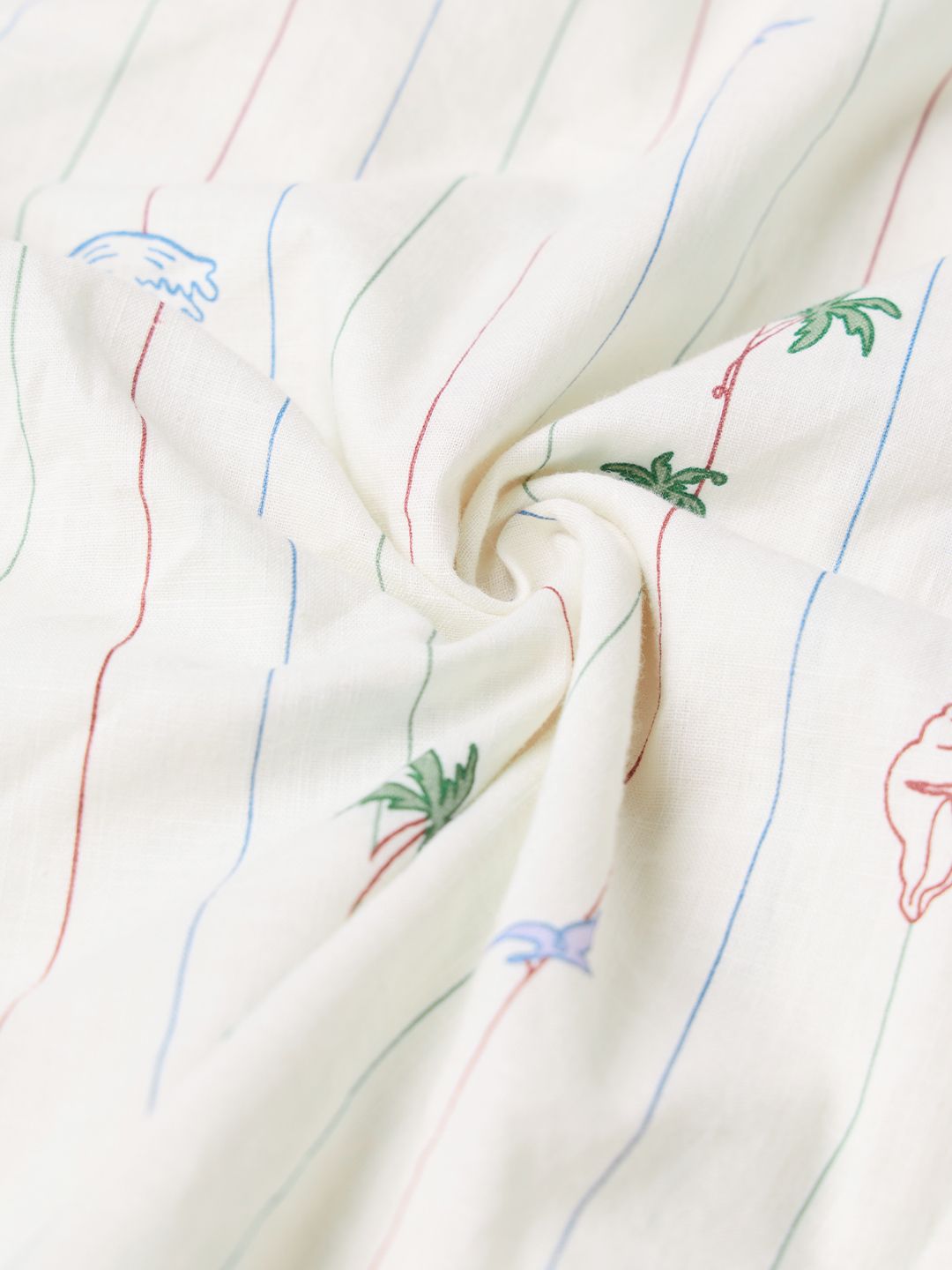 Stripe Shirt: Beach Stripes Women Oversized Shirts