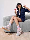 Lychee: UBZ Ascend Women Mid Top Sneakers