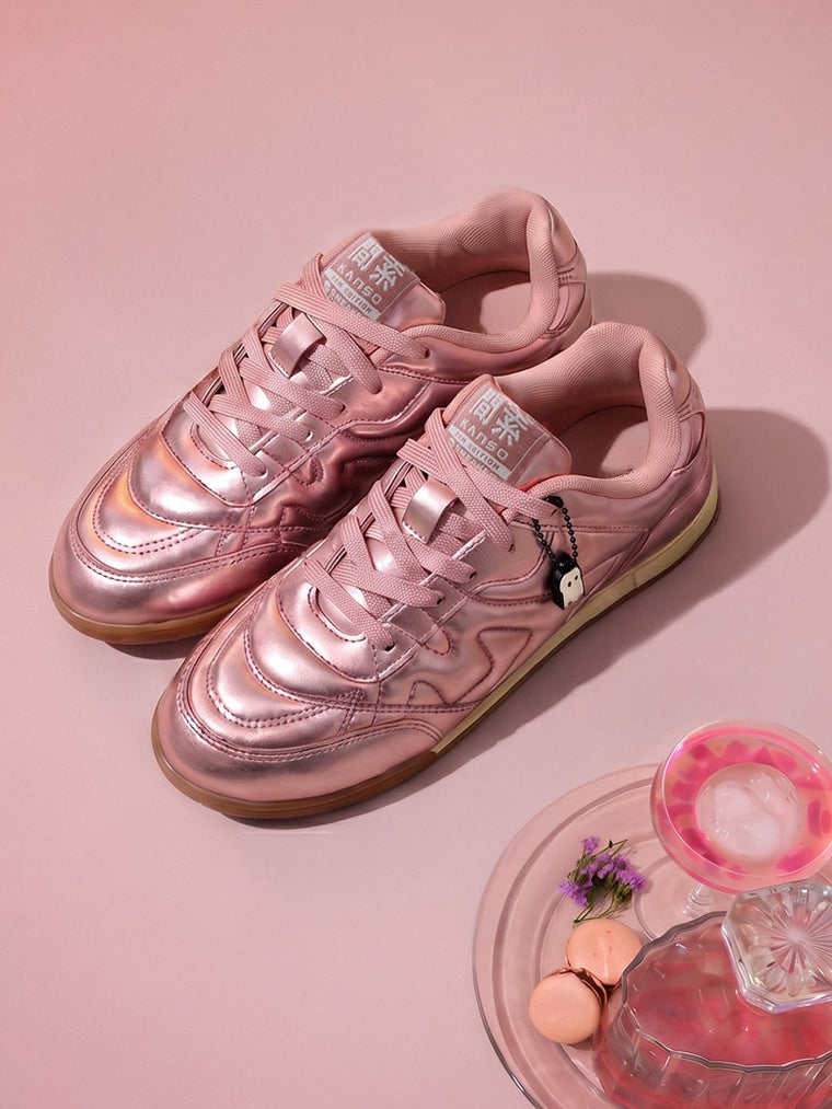 Rose Gold: Kanso ZE Women Low Top Sneakers