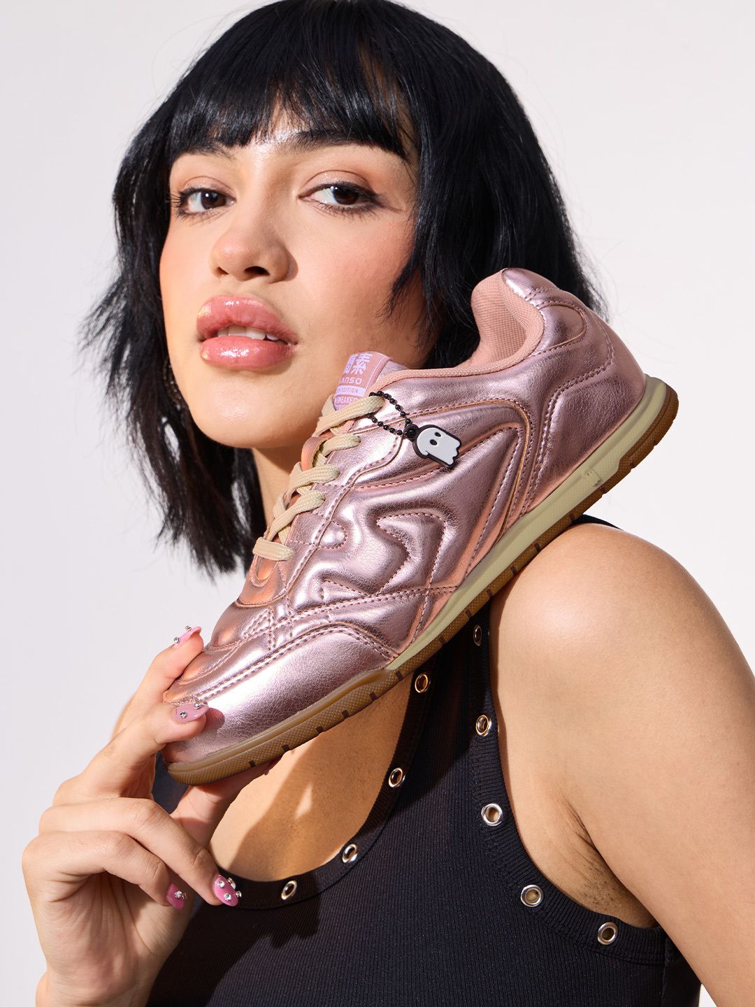 Rose Gold: Kanso ZE Women Low Top Sneakers
