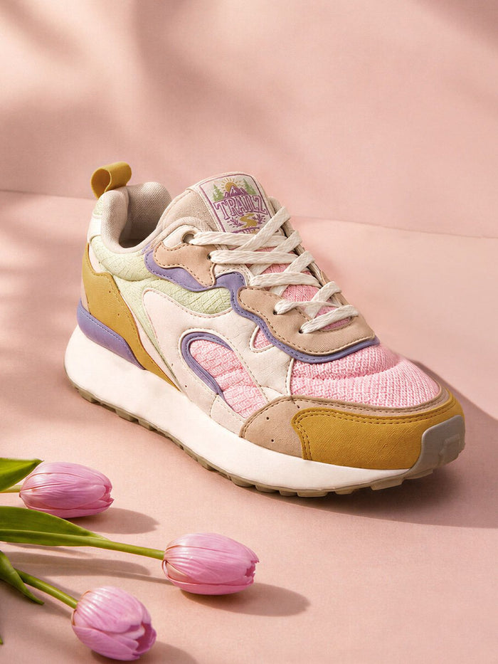 Mixed Kulfi: Trailz Women Low Top Sneakers