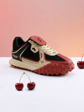 Cherry: Velocity Women Low Top Sneakers