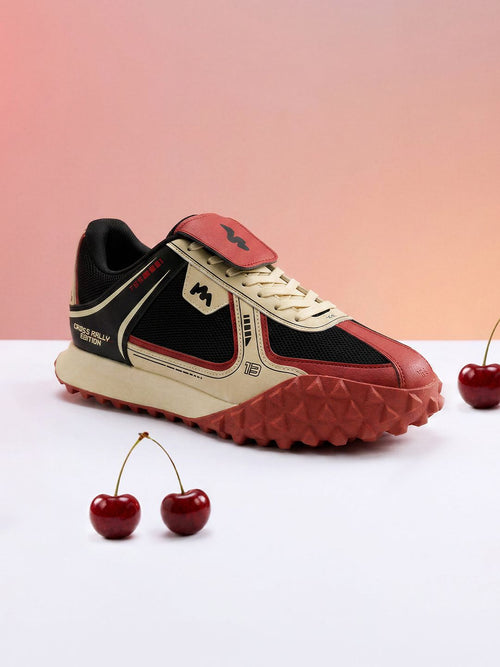 Cherry: Velocity Women Low Top Sneakers