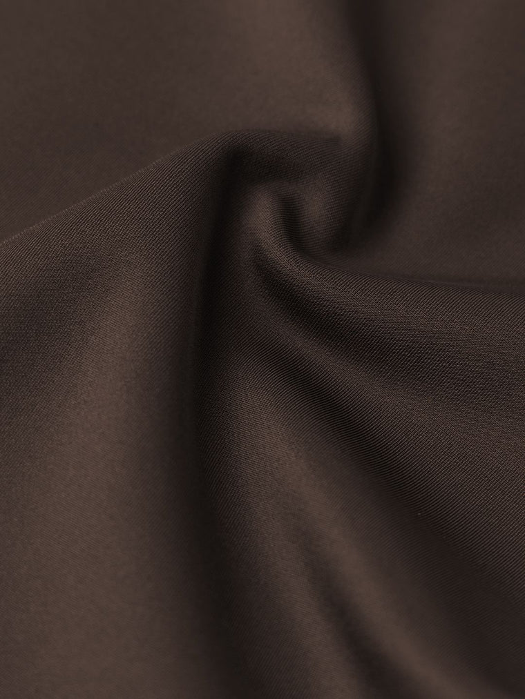 Premium Scuba Joggers: Cocoa Brown Women Barrel Joggers