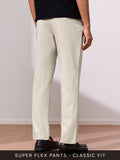 All-Day Pants: Ecru Beige Men Pants