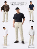 All-Day Pants: Ecru Beige Men Pants