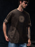 Tibetan Tales: Mandala Thangka Oversized T-Shirts