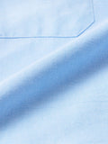 Oxford Shirt: Harbour Blue Men Solid Shirts