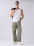 Cargo Denims: Thyme Men Cargo Jeans
