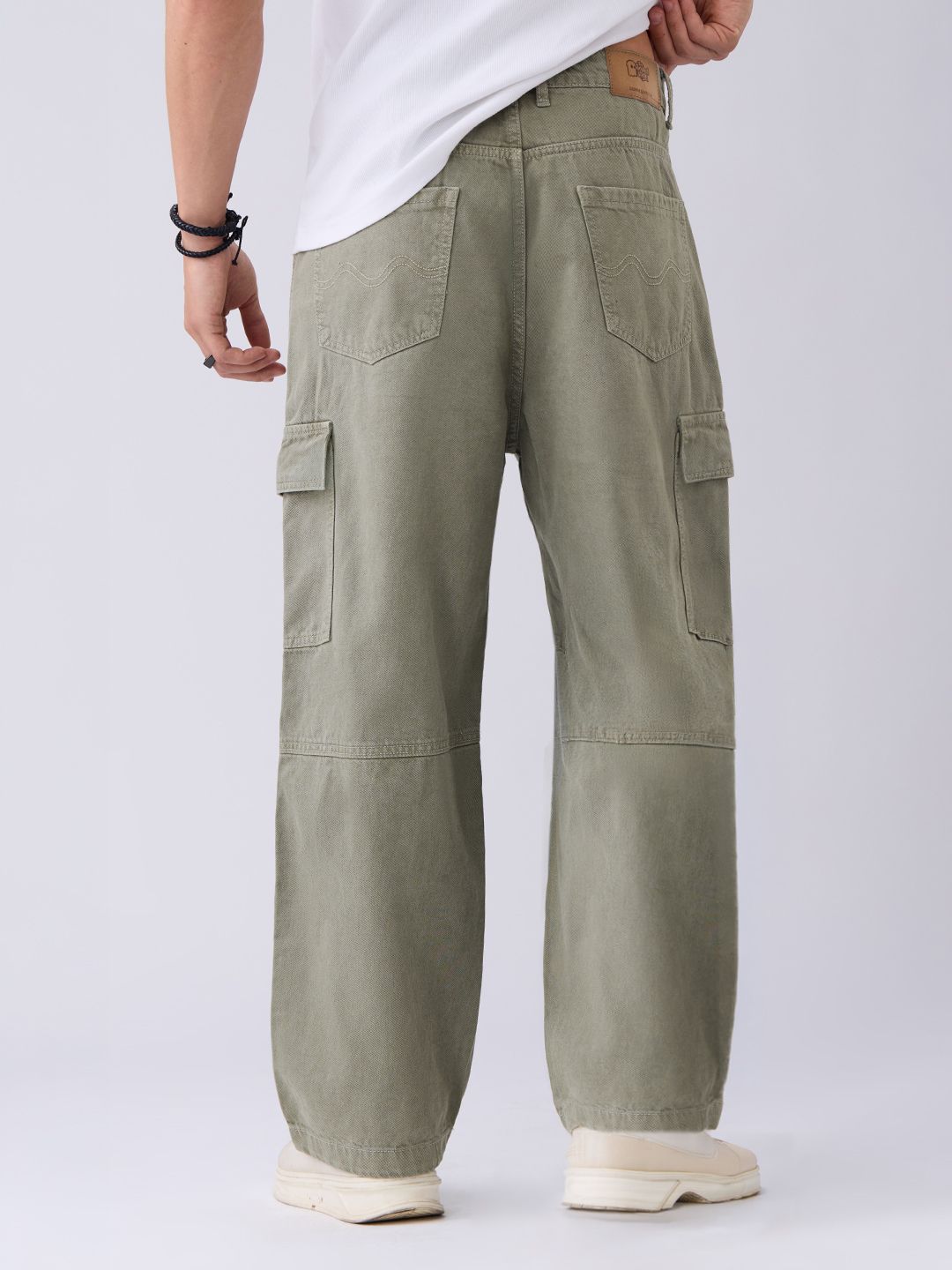 Cargo Denims: Thyme Men Cargo Jeans